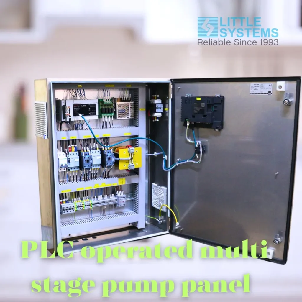 PLC hmi pump panel